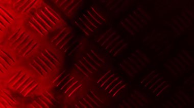 Metal yüzey döngüsünde kırmızı alarm ışığı yanıp sönüyor