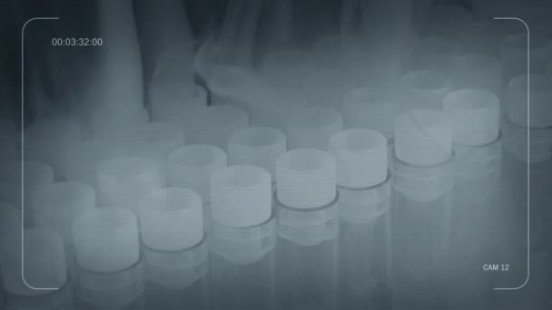Tubes Froids Refroidisseurs Vapeur Vidéosurveillance Laboratoire — Video