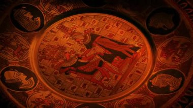 Mısır Sanat Eserleri Tabağı Şömine Işığında