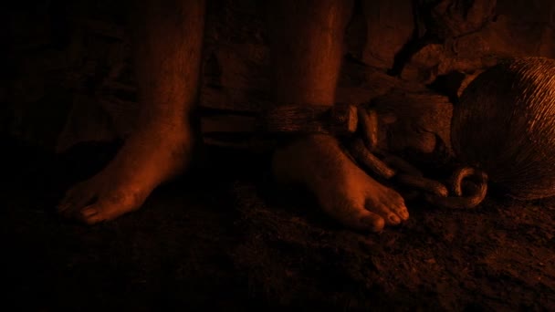 Scena Istorică Prizonierului Firelight — Videoclip de stoc