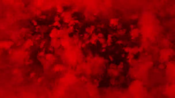 Reaksi Kimia Permukaan Gelembung Merah — Stok Video