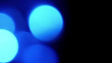 Gece Bokeh 'te Polis Işığı