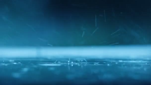 Okno Dachowe Samochodu Deszczu Makro Strzał — Wideo stockowe