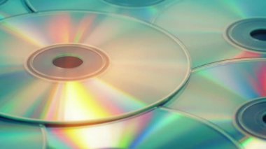 Boş CD 'ler Dönen Bilgisayar Diskleri