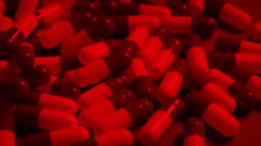 Tıbbi Kapsüller Tehlikeli Uyuşturucu Konsepti Döküyor