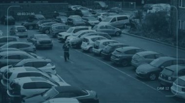 CCTV Meşgul Otopark Zaman Çizelgesi