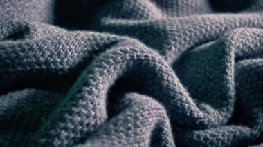 Yünlü Battaniye Yatağın Hareket Çekiminde