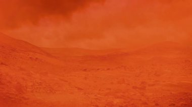 Mars Gezegeni 'nde Kum Fırtınası