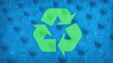 Geri Dönüşüm Grafiğiyle Bir Çok Şişe Su