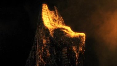 Anubis Mısır 'ın Güneş Işığı Heykeli