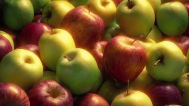 Elmalar Güneş Işığında Hasat Sahnesi