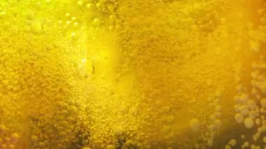Limon Soda İçeceği Aşırı Yakın Çekim