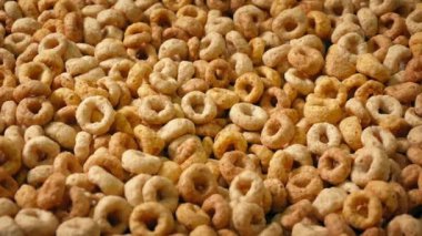 Tahıl Halkaları Yığını Yakın Çekim
