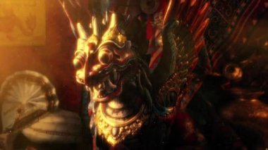 Ejder Antikası Tozlu Güneş Işığında