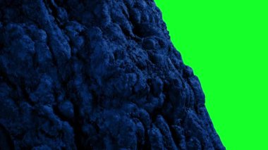 Gece Mağara Duvarı Yeşil Ekran Elementi