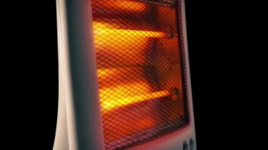 Parlayan Radyatör Siyah, Elektrik Enerji Konseptinde İzole Edildi
