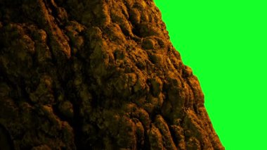 Mars Kaya oluşumu Yeşil Ekran Yan Elementi
