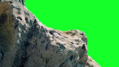 Old Weathered Kayaları Yeşil Ekran Elementi