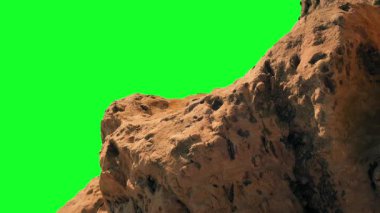 Çöl Kayaları Hareketli Yeşil Ekran