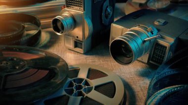 Eski Kameralar ve Film Filmleri Koleksiyonu