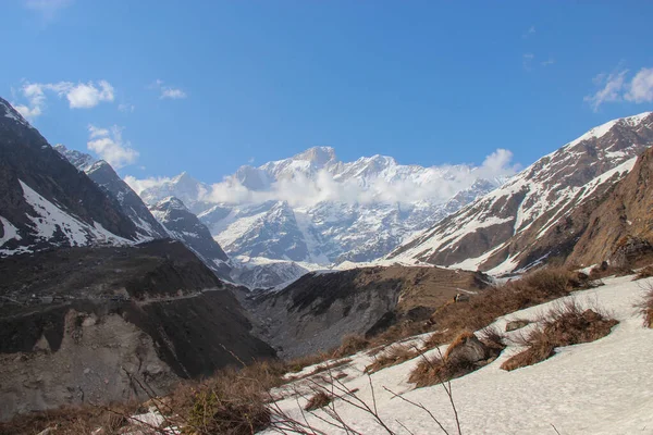 Montaña Himalaya Rayos Del Sol Paisaje Gran Himalaya Gran Himalaya — Foto de Stock