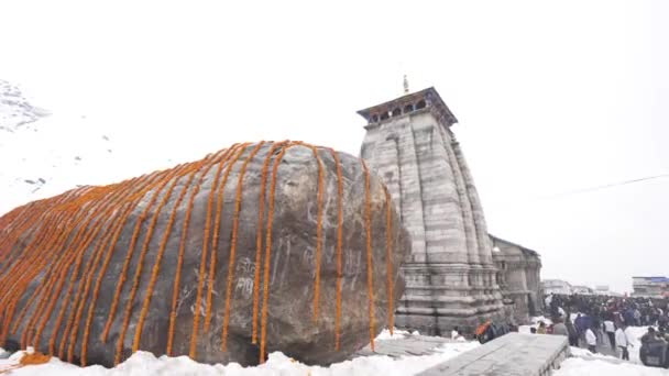 Dehradun Uttarakhand India May 2023 Kedarnath Temple Kövek Spirituális Szépsége — Stock videók