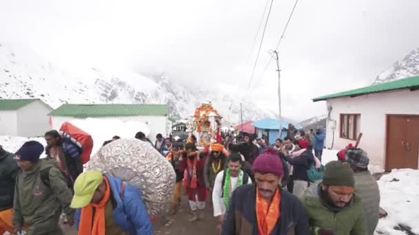 Dehradun Uttarakhand India Maggio 2023 Imbarcati Viaggio Mozzafiato Attraverso Vette — Video Stock