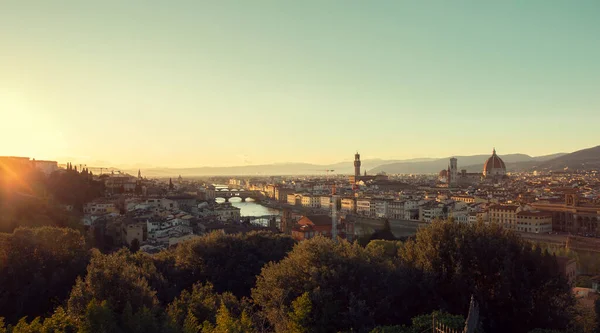 Panorama Miasta Florencja Włoszech — Zdjęcie stockowe