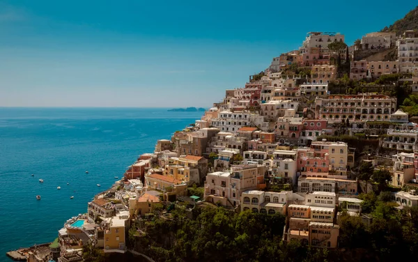 Panorama Positano Costa Amalfitana Italia — Foto de Stock