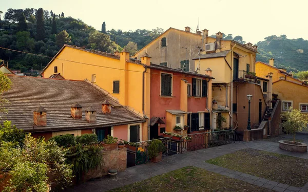 Vieilles Maisons Colorées Dans Ville Portofino Ligurie Italie — Photo