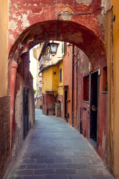 Ulica Starego Miasta Portofino Włochy Obrazek Stockowy