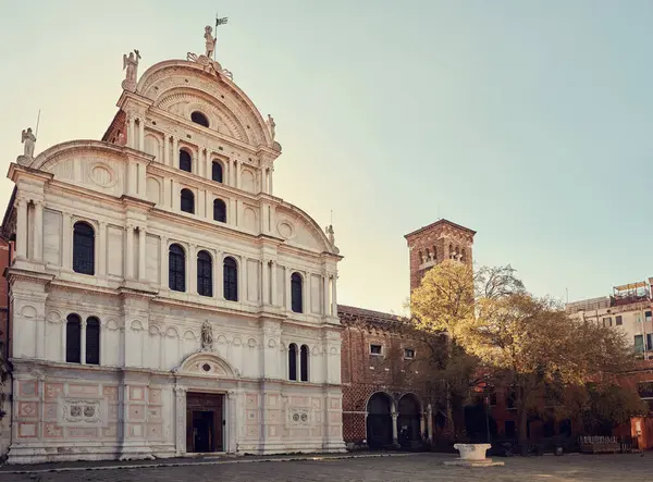 Παλιά Εκκλησία Στη Βενετία Ιταλία Εικόνα Αρχείου