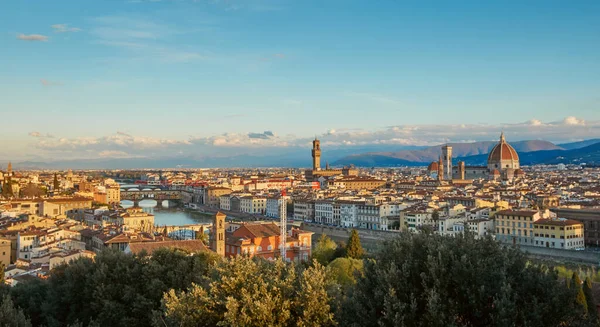 Skyline Πανόραμα Της Πόλης Της Φλωρεντίας Στην Ιταλία Royalty Free Εικόνες Αρχείου