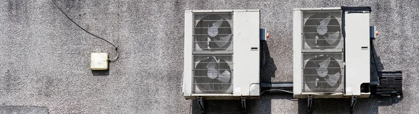 Bomba Calor Unidades Condensador Para Calefacción Refrigeración Edificio Moderno Reino — Foto de Stock