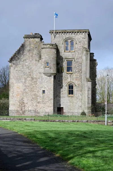 Johnstone Castle Een Voormalig Herenhuis Dat Gerenoveerd Tot Woonhuis — Stockfoto
