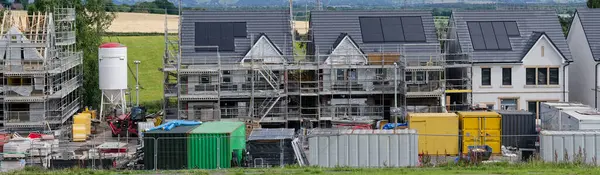 New housing development building site for increased demand in rural areas UK