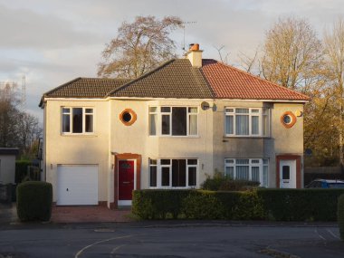 İngiltere 'nin kırsal kesimindeki belediye binası.