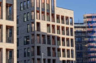 Yeni İngiltere 'de modern yüksek katlı daireler