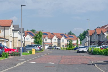 Bishopton İngiltere 'deki Dargavel' de yeni konut geliştirme çalışmaları