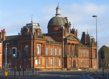 Town hall in Govan near Glasgow city centre UK clipart