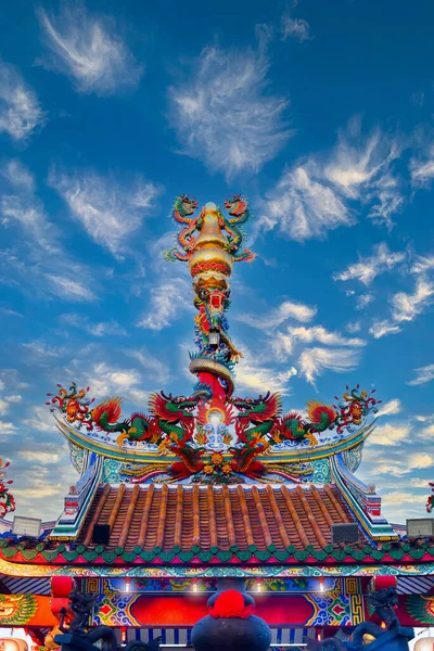 Traditional Chinese style architecture at Thai-Chinese Cultural Center in Thailand. 