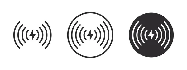 ワイヤレス充電器のアイコンの概念 電話料金は簡単なイラスト ベクトルスケーラブルグラフィックス — ストックベクタ