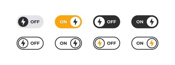 stock vector Power on power off. On and Off icons. On Off switcher. Vector scalable graphics