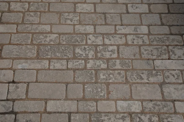 Ancient Stone Wall Background Facade Brick Horizontal Stones Wallpaper — Stock Photo, Image