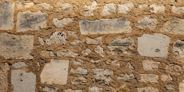 Tło Kamienie Ręce Wykonane Starożytny Kamień Ściany Renowacja Tapety Elewacji — Zdjęcie stockowe