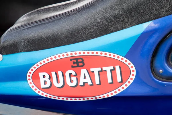 Bordeaux Aquitaine France 2022 Bugatti Logo Sign Brand Text Supercar — Fotografia de Stock