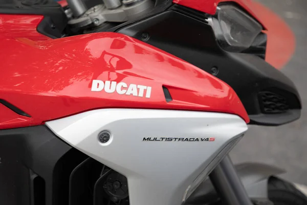 Bordeaux Aquitaine França 2022 Ducati Marca Sinal Motocicleta Logotipo Texto — Fotografia de Stock