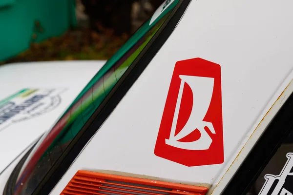 Μπορντό Aquitaine Γαλλία 2022 Πινακίδα Lada Και Κείμενο Λογότυπο Βάρκα — Φωτογραφία Αρχείου