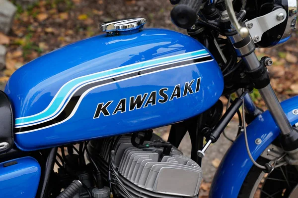 Bordeaux Aquitaine Frankrijk 2022 Kawasaki Logo Merk Tekst Teken Oude — Stockfoto