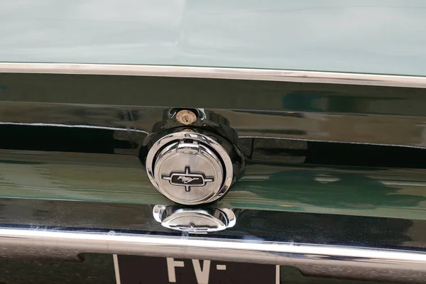 Burdeos Aquitania Francia 2022 Ford Mustang Signo Del Logotipo Del —  Fotos de Stock